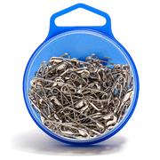 Curved Safety Pins, 100 pcs, Size 0